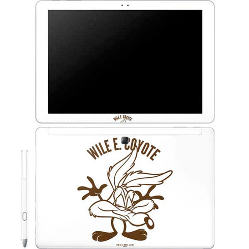 Looney Tunes Wile E Coyote Big Head Galaxy Book 12in Skin